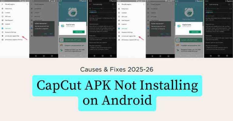 CapCut APK Not Installing on Android? Causes & Fixes (2025 Guide)