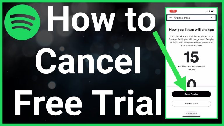 How to Cancel the Spotify Premium Free Trial?