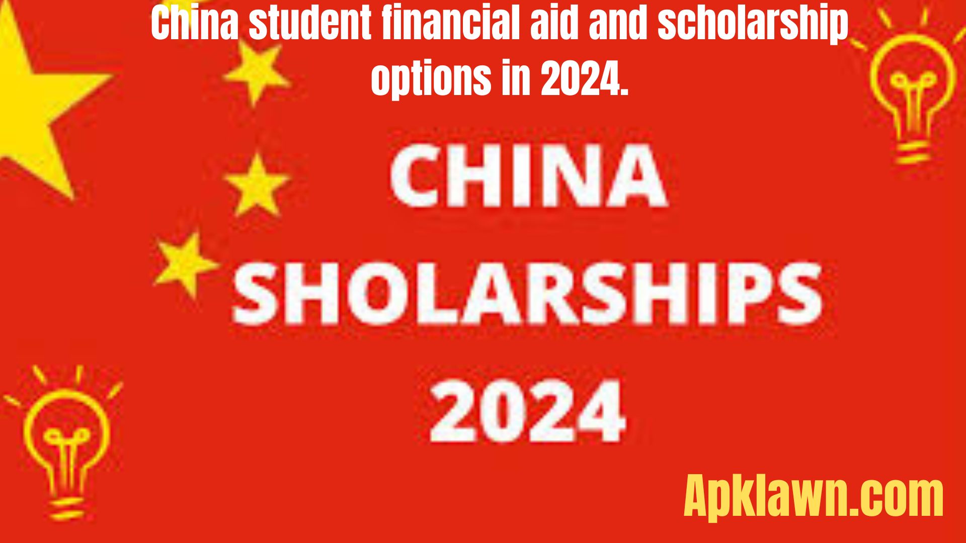 China plans to expand student financial aid and scholarship options in 2024.