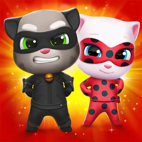 Talking Tom Hero Dash v25.4.5.10109 MOD APK (Full Unlocked) Latest Version